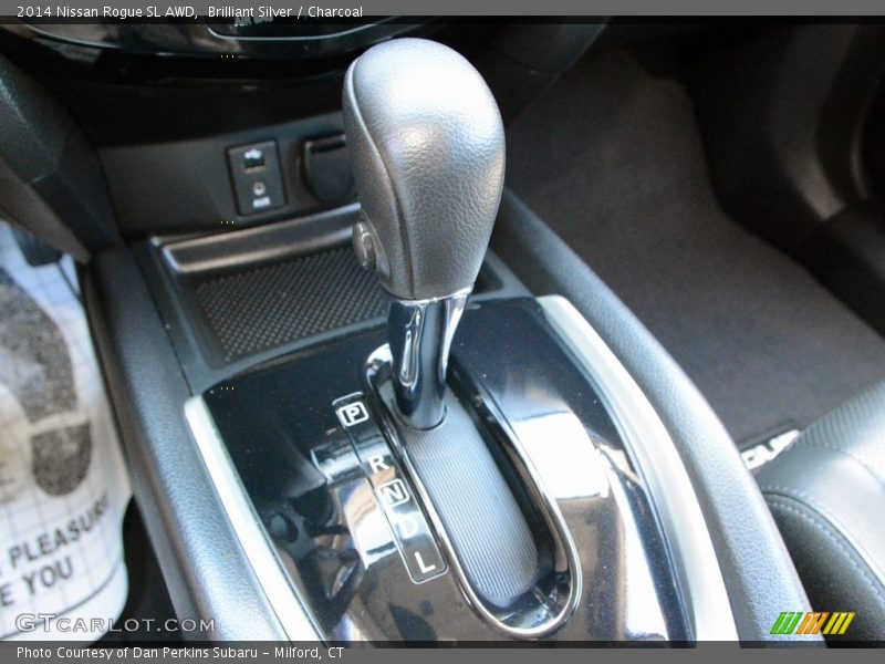 Brilliant Silver / Charcoal 2014 Nissan Rogue SL AWD