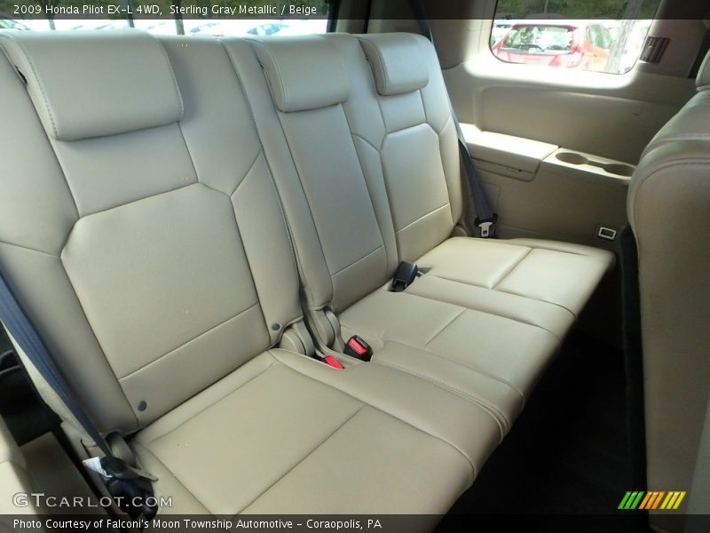 Sterling Gray Metallic / Beige 2009 Honda Pilot EX-L 4WD