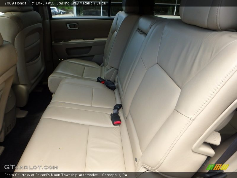 Sterling Gray Metallic / Beige 2009 Honda Pilot EX-L 4WD