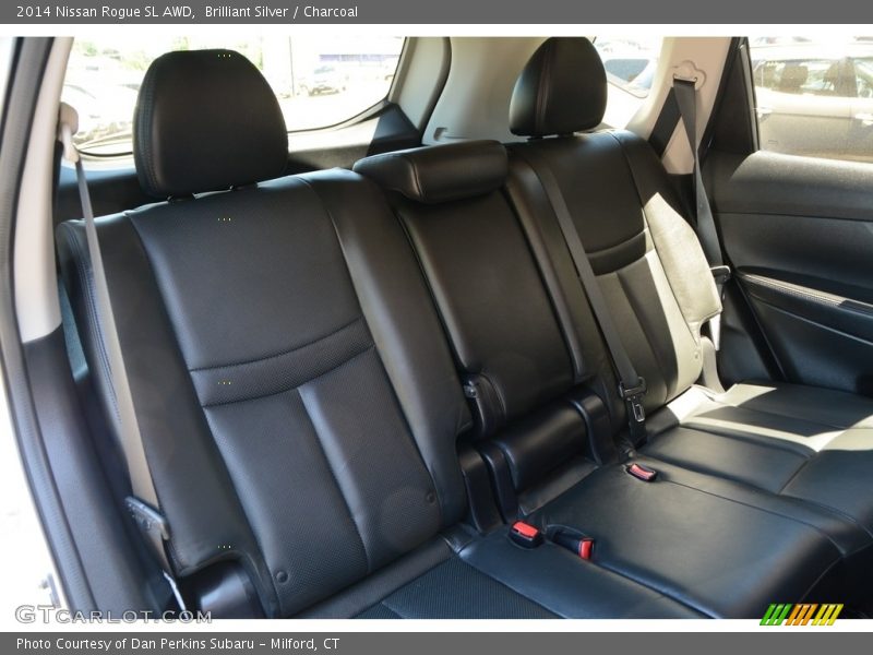 Brilliant Silver / Charcoal 2014 Nissan Rogue SL AWD