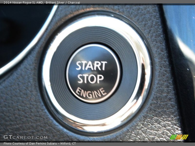 Brilliant Silver / Charcoal 2014 Nissan Rogue SL AWD