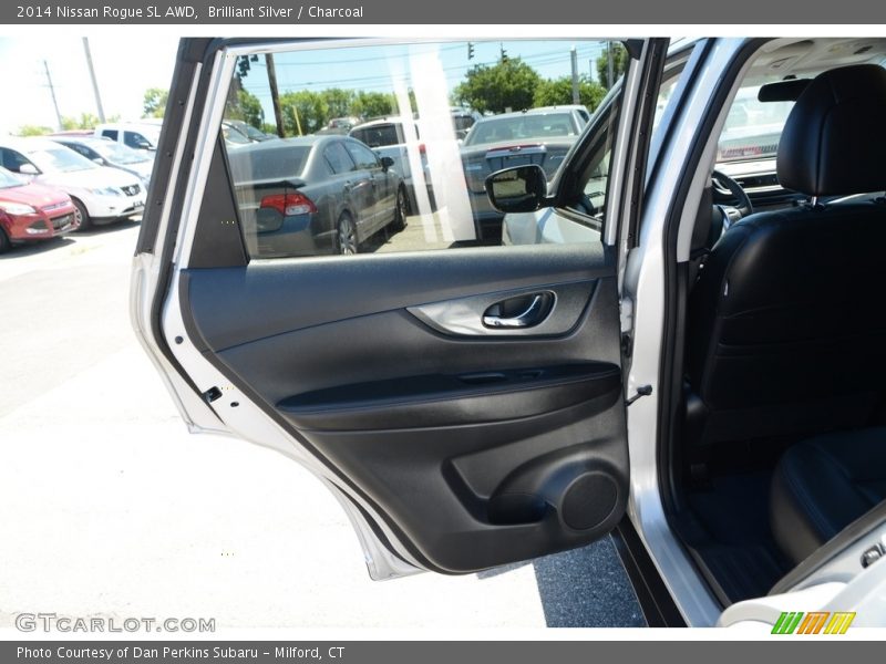 Brilliant Silver / Charcoal 2014 Nissan Rogue SL AWD