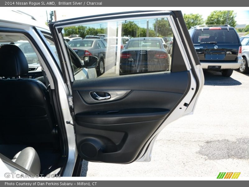 Brilliant Silver / Charcoal 2014 Nissan Rogue SL AWD