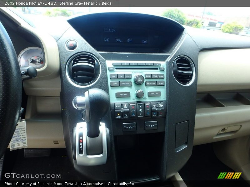 Sterling Gray Metallic / Beige 2009 Honda Pilot EX-L 4WD