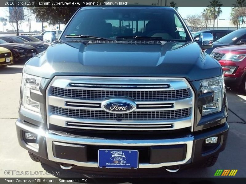 Magnetic / Platinum Black 2016 Ford F150 Platinum SuperCrew 4x4