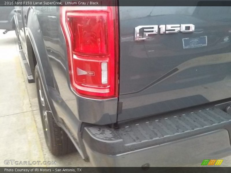 Lithium Gray / Black 2016 Ford F150 Lariat SuperCrew