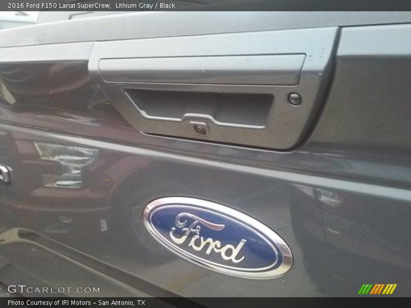 Lithium Gray / Black 2016 Ford F150 Lariat SuperCrew