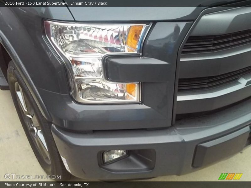 Lithium Gray / Black 2016 Ford F150 Lariat SuperCrew