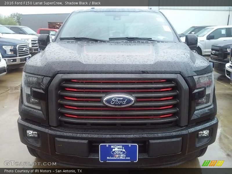 Shadow Black / Black 2016 Ford F150 Lariat SuperCrew