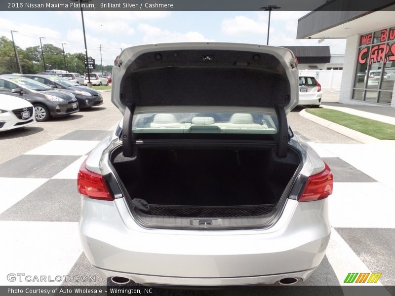 Brilliant Silver / Cashmere 2016 Nissan Maxima Platinum