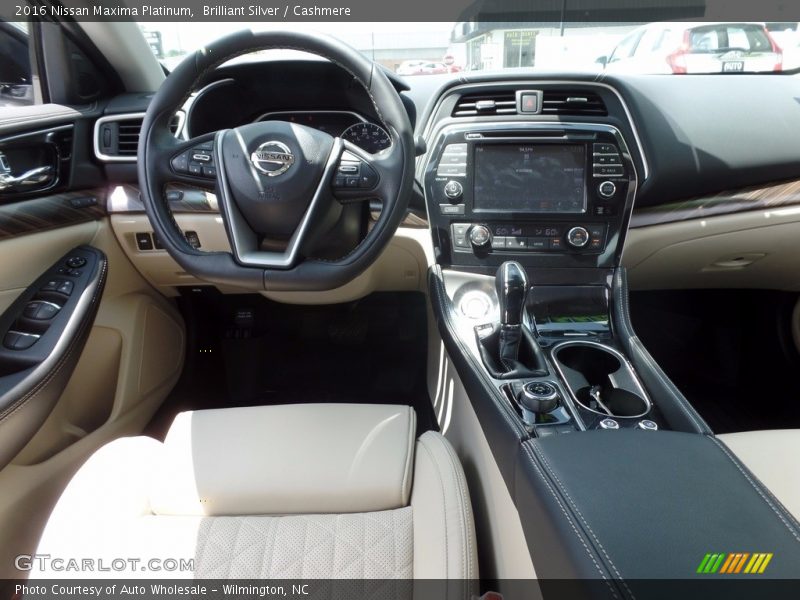 Brilliant Silver / Cashmere 2016 Nissan Maxima Platinum