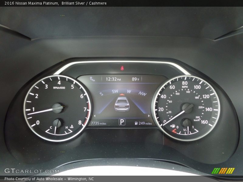 Brilliant Silver / Cashmere 2016 Nissan Maxima Platinum