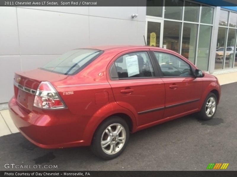 Sport Red / Charcoal 2011 Chevrolet Aveo LT Sedan