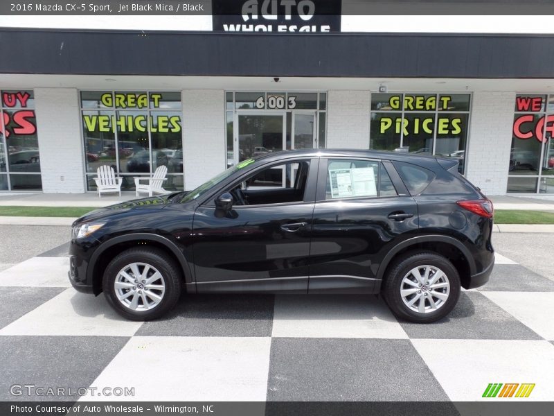Jet Black Mica / Black 2016 Mazda CX-5 Sport