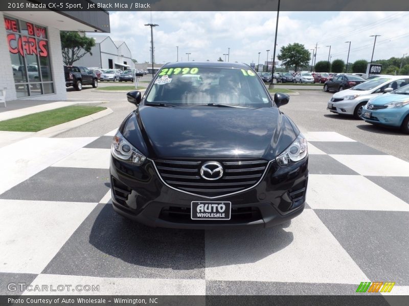Jet Black Mica / Black 2016 Mazda CX-5 Sport
