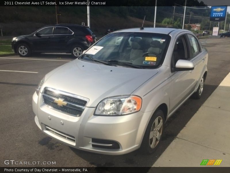 Ice Silver Metallic / Charcoal 2011 Chevrolet Aveo LT Sedan