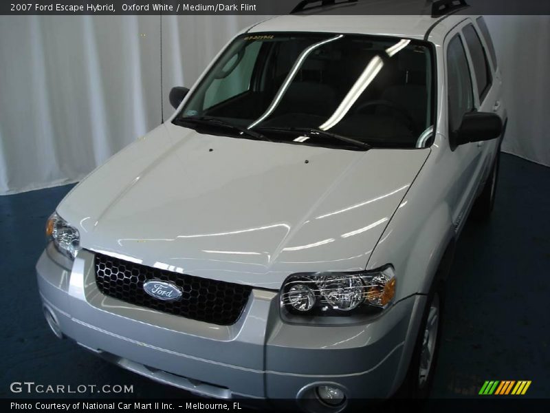 Oxford White / Medium/Dark Flint 2007 Ford Escape Hybrid