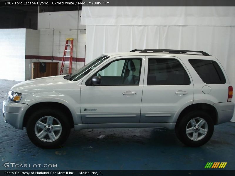 Oxford White / Medium/Dark Flint 2007 Ford Escape Hybrid
