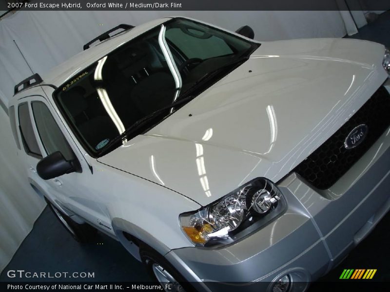 Oxford White / Medium/Dark Flint 2007 Ford Escape Hybrid
