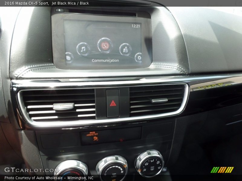 Jet Black Mica / Black 2016 Mazda CX-5 Sport