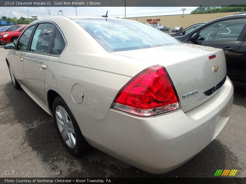 Gold Mist Metallic / Ebony 2010 Chevrolet Impala LS