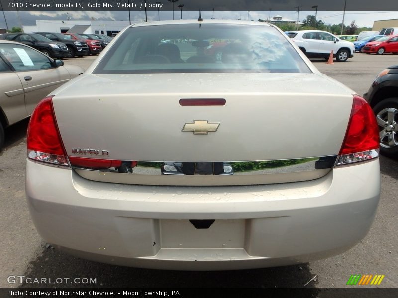 Gold Mist Metallic / Ebony 2010 Chevrolet Impala LS