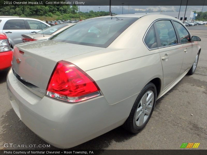 Gold Mist Metallic / Ebony 2010 Chevrolet Impala LS