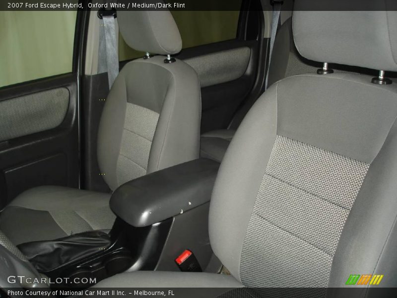 Oxford White / Medium/Dark Flint 2007 Ford Escape Hybrid