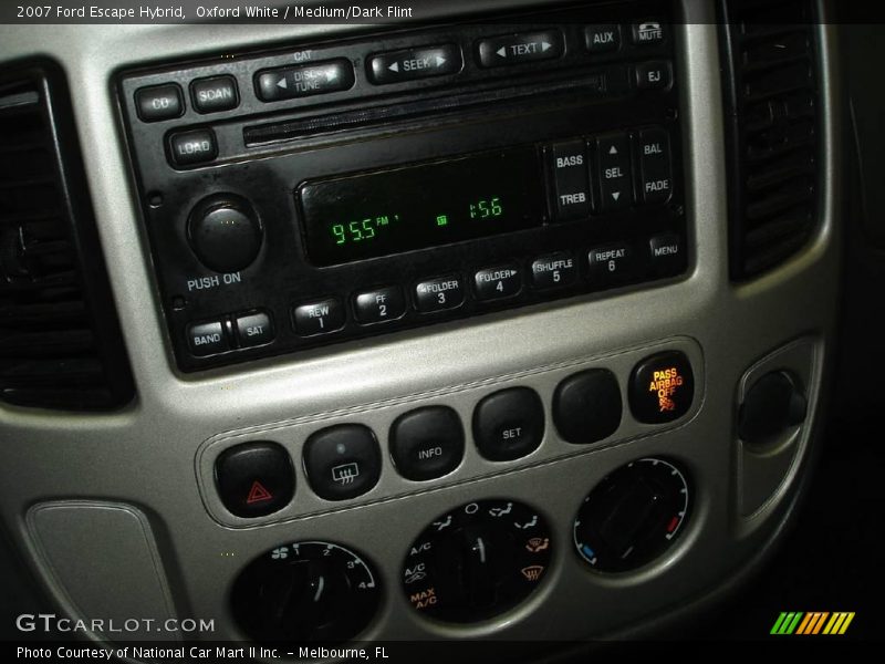 Oxford White / Medium/Dark Flint 2007 Ford Escape Hybrid