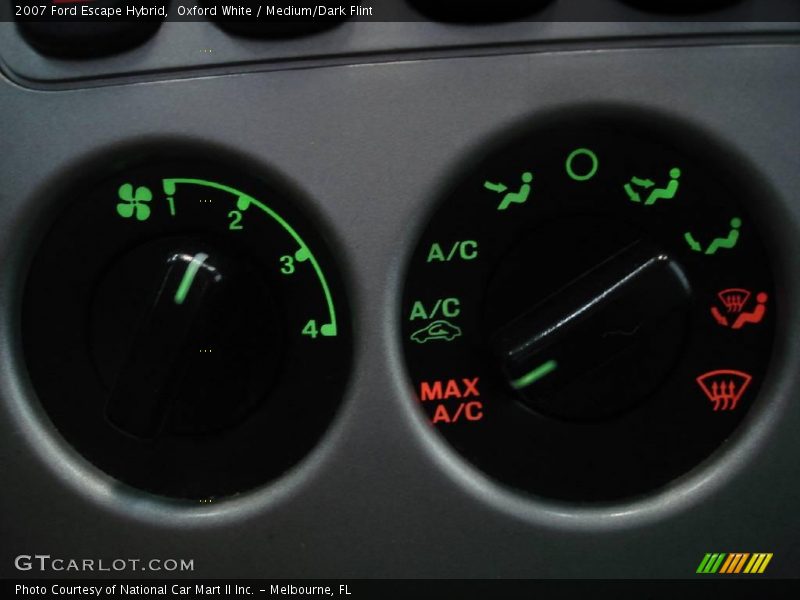 Oxford White / Medium/Dark Flint 2007 Ford Escape Hybrid