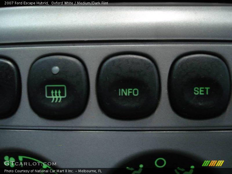 Oxford White / Medium/Dark Flint 2007 Ford Escape Hybrid