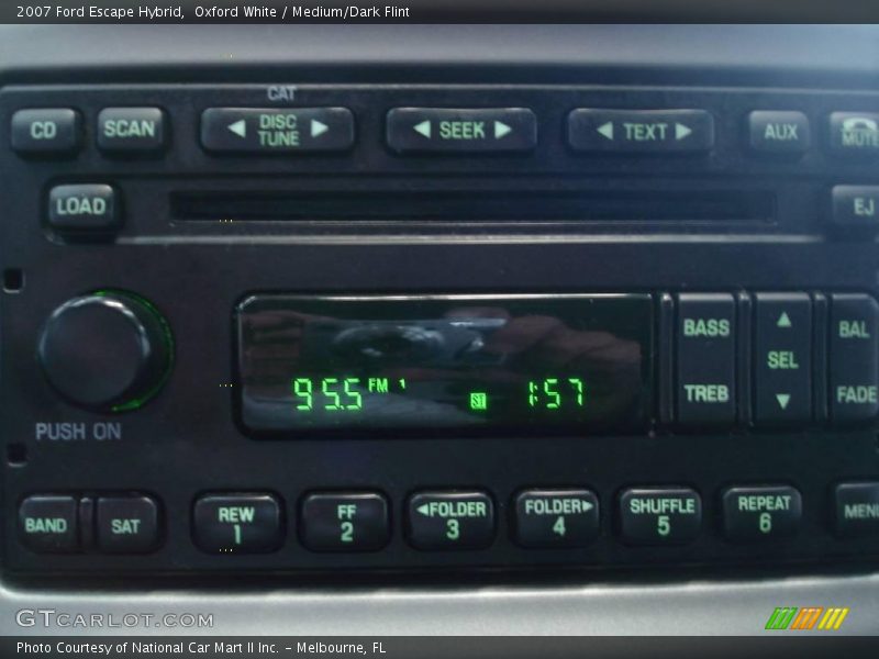 Oxford White / Medium/Dark Flint 2007 Ford Escape Hybrid