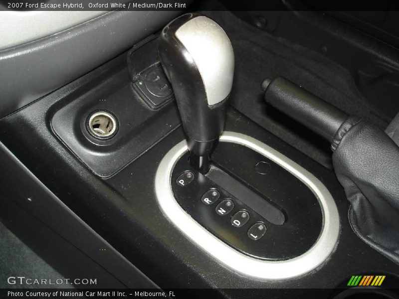 Oxford White / Medium/Dark Flint 2007 Ford Escape Hybrid