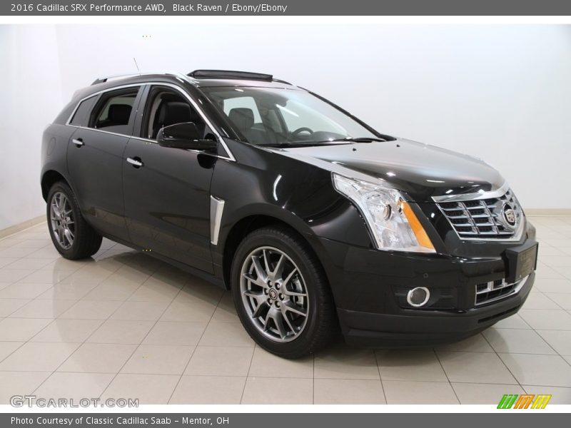 Black Raven / Ebony/Ebony 2016 Cadillac SRX Performance AWD