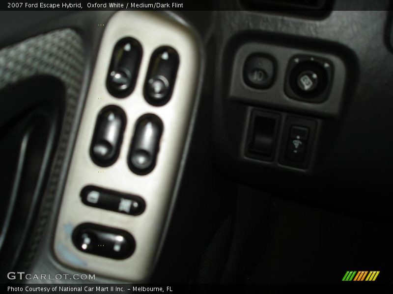 Oxford White / Medium/Dark Flint 2007 Ford Escape Hybrid