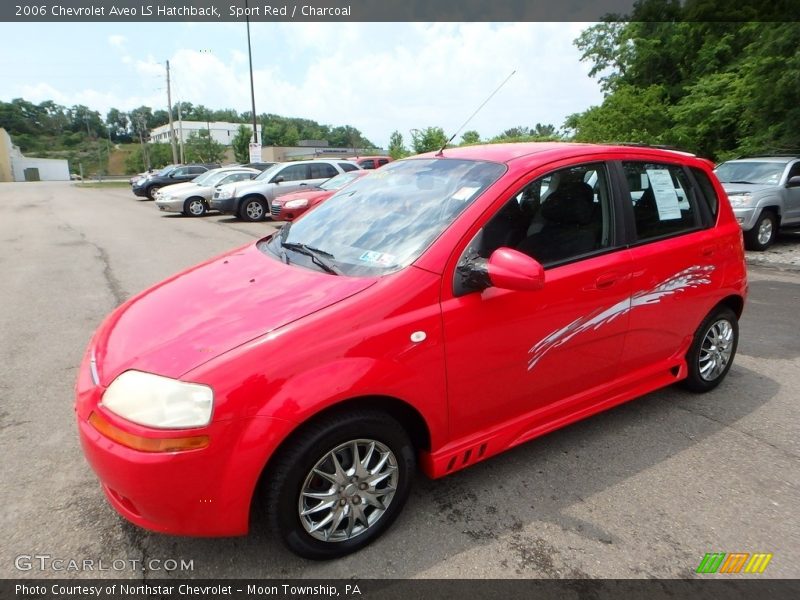 Sport Red / Charcoal 2006 Chevrolet Aveo LS Hatchback