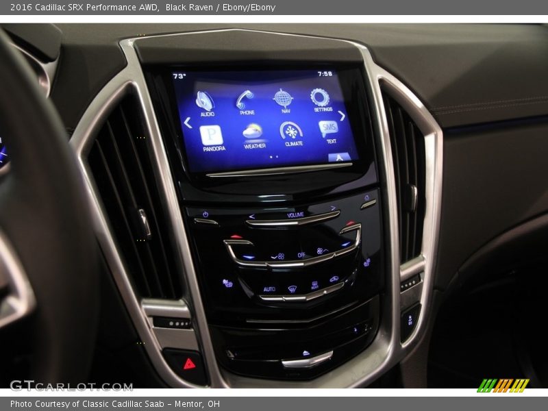 Black Raven / Ebony/Ebony 2016 Cadillac SRX Performance AWD