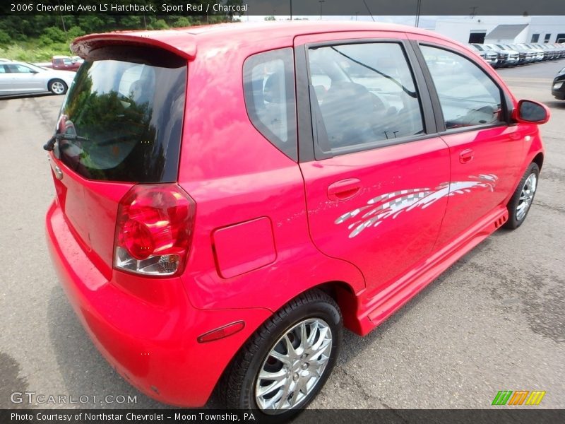 Sport Red / Charcoal 2006 Chevrolet Aveo LS Hatchback