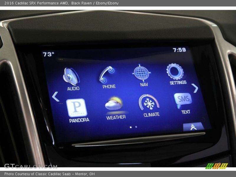 Black Raven / Ebony/Ebony 2016 Cadillac SRX Performance AWD