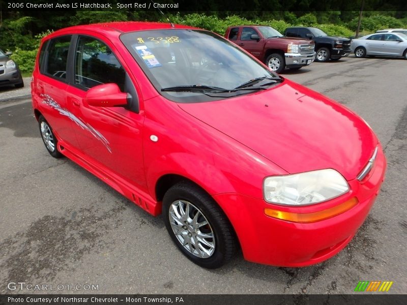 Sport Red / Charcoal 2006 Chevrolet Aveo LS Hatchback