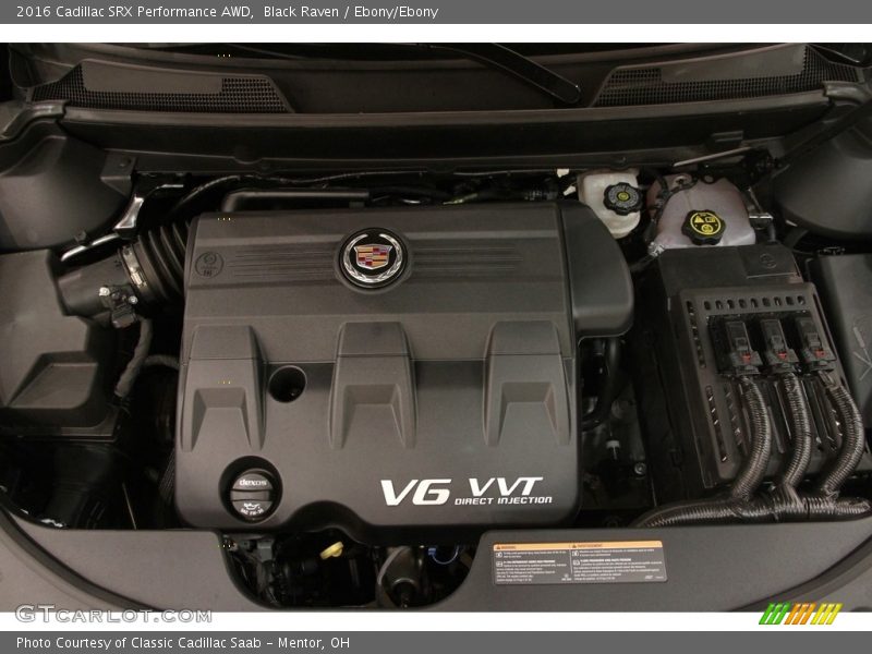 Black Raven / Ebony/Ebony 2016 Cadillac SRX Performance AWD
