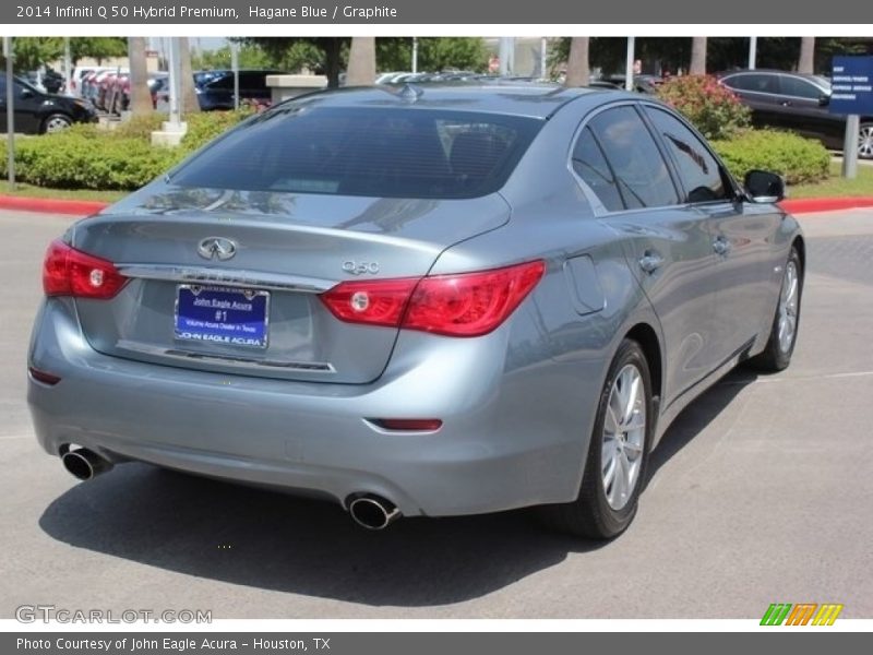 Hagane Blue / Graphite 2014 Infiniti Q 50 Hybrid Premium