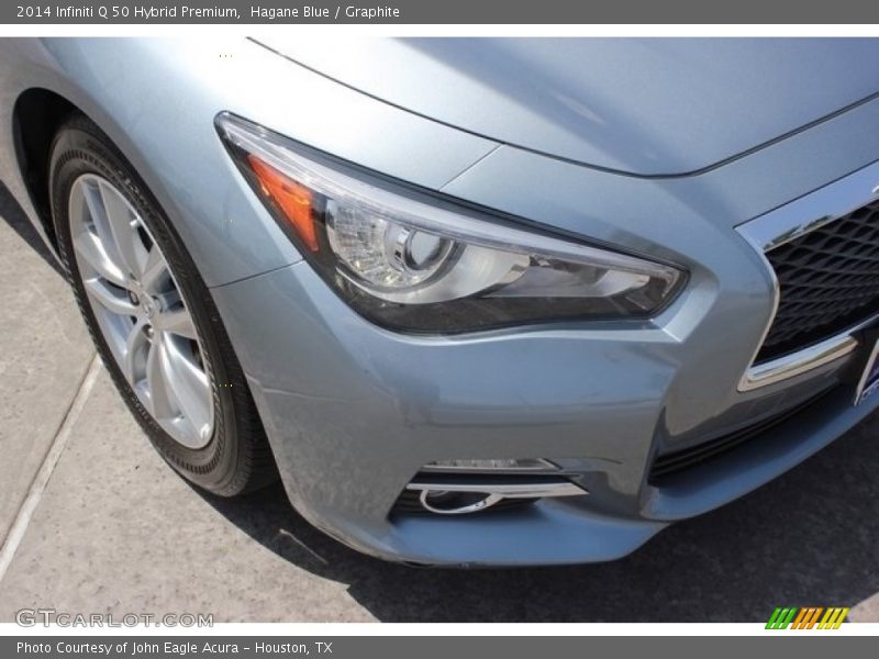 Hagane Blue / Graphite 2014 Infiniti Q 50 Hybrid Premium