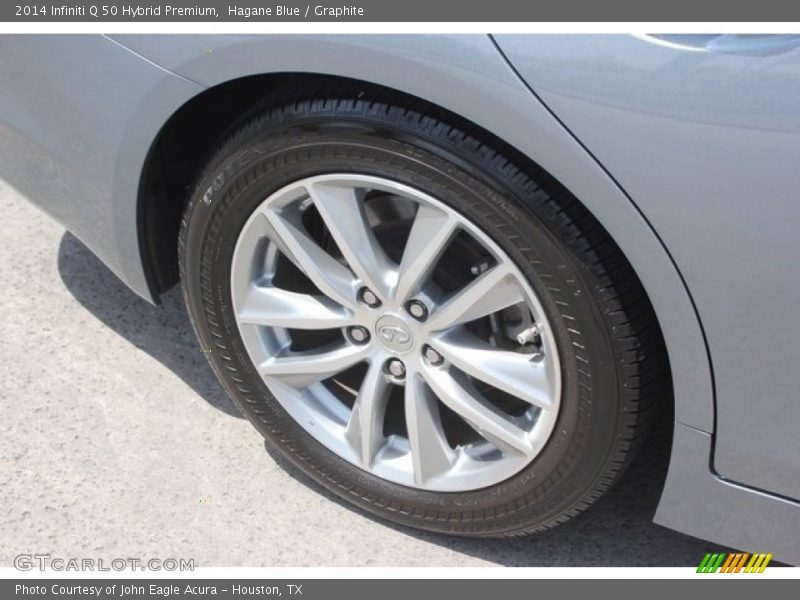 Hagane Blue / Graphite 2014 Infiniti Q 50 Hybrid Premium