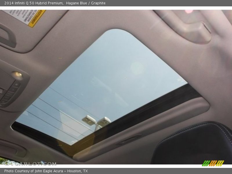 Hagane Blue / Graphite 2014 Infiniti Q 50 Hybrid Premium