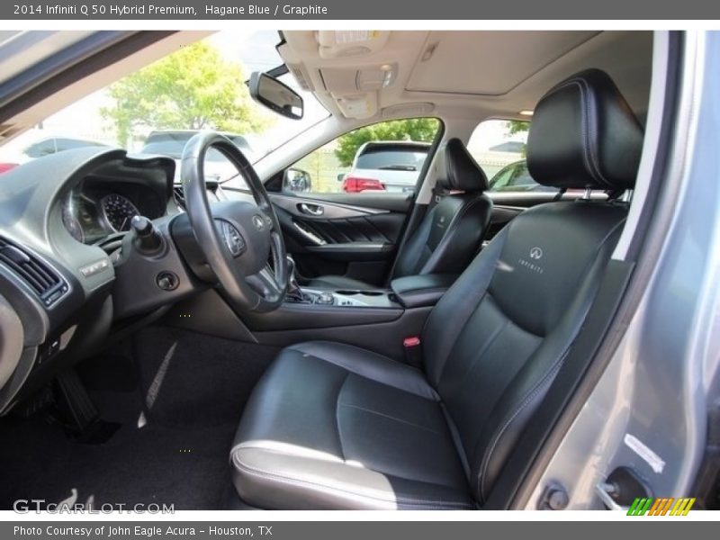 Hagane Blue / Graphite 2014 Infiniti Q 50 Hybrid Premium