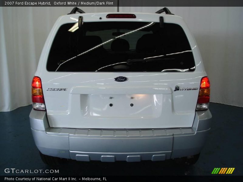 Oxford White / Medium/Dark Flint 2007 Ford Escape Hybrid