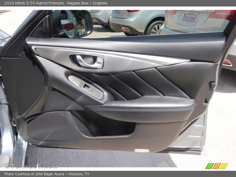 Hagane Blue / Graphite 2014 Infiniti Q 50 Hybrid Premium