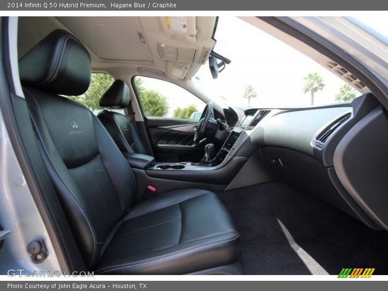 Hagane Blue / Graphite 2014 Infiniti Q 50 Hybrid Premium