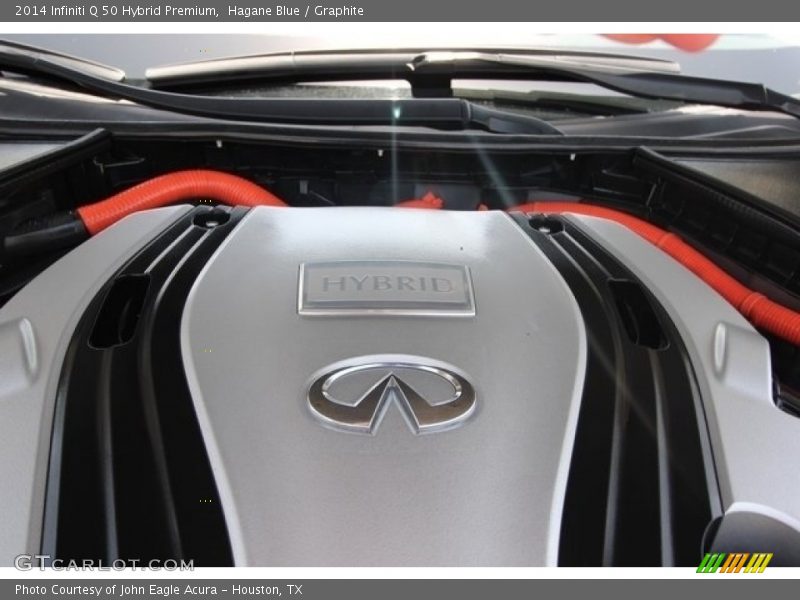 Hagane Blue / Graphite 2014 Infiniti Q 50 Hybrid Premium